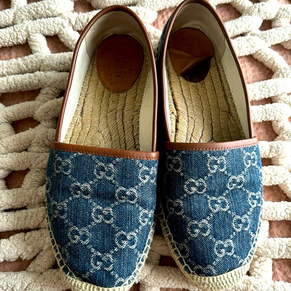 Espadrilles Gucci original usado en buen estado Made in Spain talla 7.5 or 8